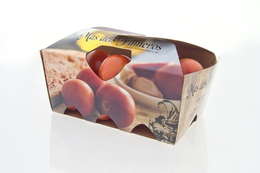 Tomate suspendue (Barquette 500 gr.) de Mas dels Fumeros