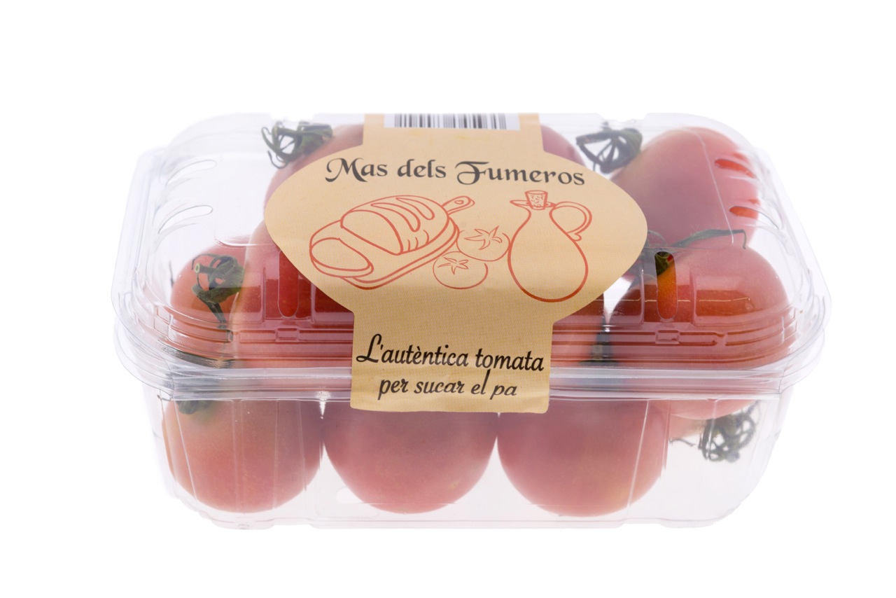 Tomate suspendue (Barquette 500 gr.) de Mas dels Fumeros